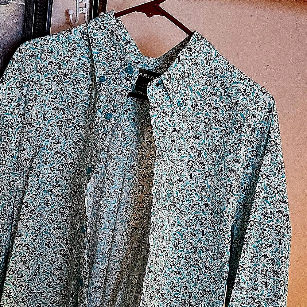 Ten long sleeve western shirts and a blazer